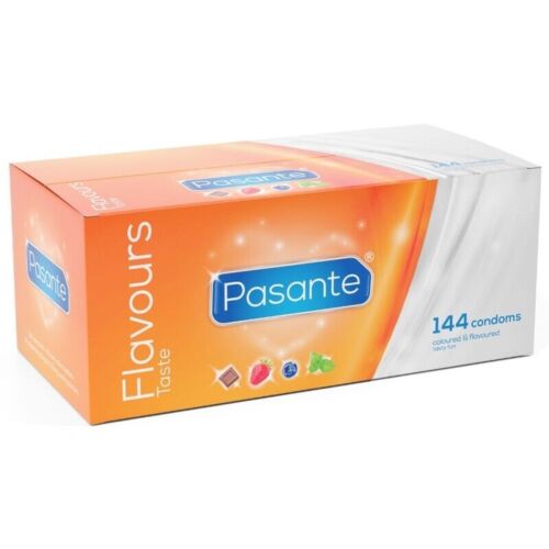 Kondomer Pasante 144 enheter med smak