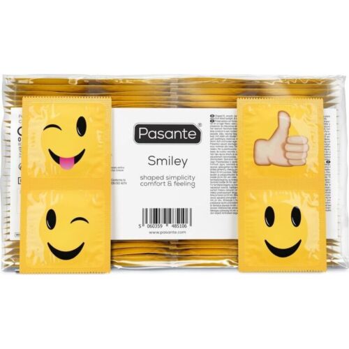 Kondom Pasante Smiley Bag 144 Enheter med morsomme design