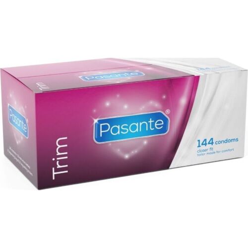 Kondom Pasante Trim 144 enheter med tett passform