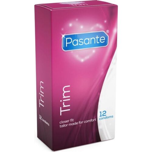 Preservativ Pasante Trim 12 UDS - Smalt design for sikkerhet