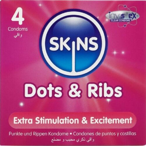 Kondom SKINS Dots & Ribs Premium