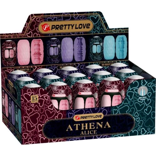 Masturbator Pretty Love Athena Alice med 15 forskjellige tunneler