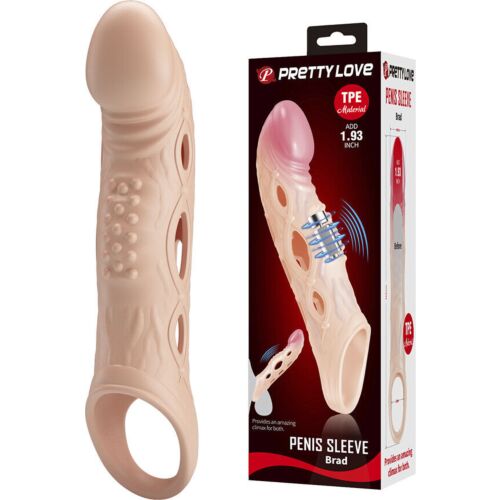 Vibrerende Penis Sleeve Pretty Love Brad
