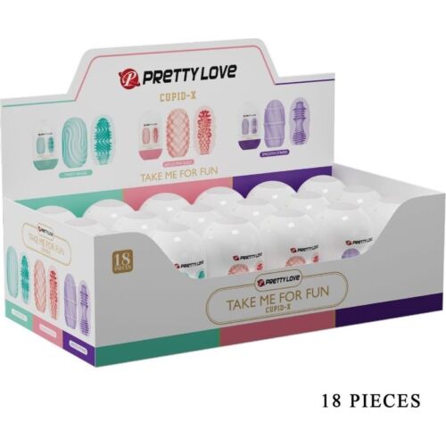 Masturbator PRETTY LOVE CUPID X med ulike teksturer