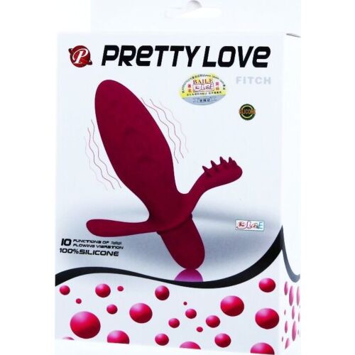 Vibrador Pretty Love Flirtation Fitch med klitorisstimulator