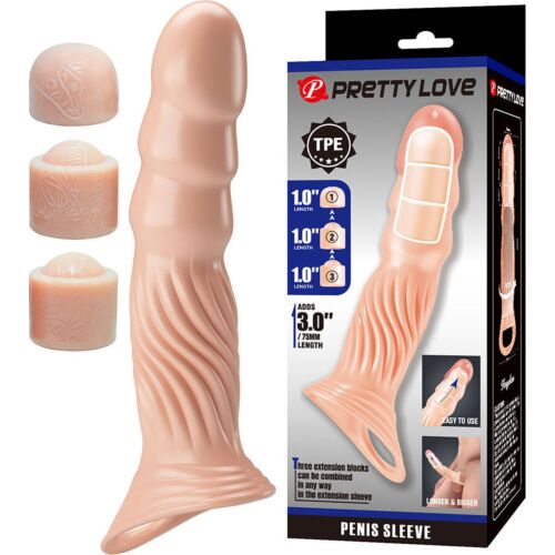 Penisforheng med forlengere Pretty Love - Justerbar lengde
