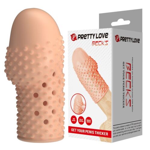 Pretty Love Geek Penis Sleeve for Naturlig Tykkelse