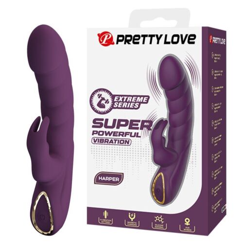 Rabbit Vibrator HIGH TECH PRETTY LOVE HARPER med ergonomisk design