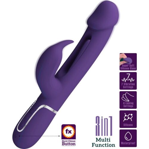 Rabbit Vibrator Pretty Love Kampas 3 i 1