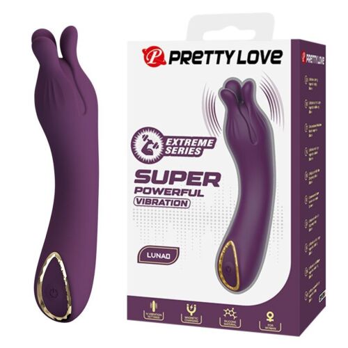 Vibrator HIGH TECH PRETTY LOVE - LUNAO Fleksibel Dobbelt Tupp