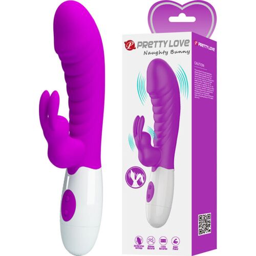 Vibrator Pretty Love Naughty Bunny med dobbelt stimulering