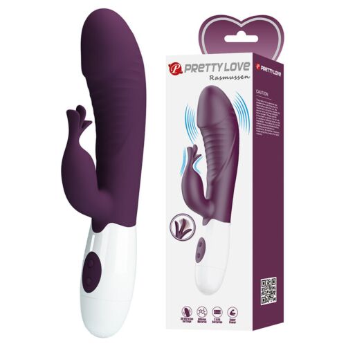 PRETTY LOVE Rogue Muse: Fiolett Rabbit Vibrator med 30 Funksjoner