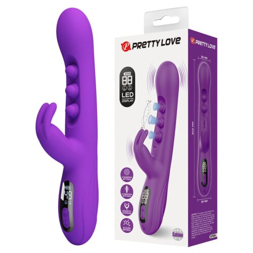 PRETTY LOVE SABIEN kanin vibrator med tapping funksjon