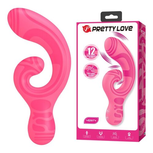 PRETTY LOVE VERITY USB-ladbar vibrator med dobbel ende