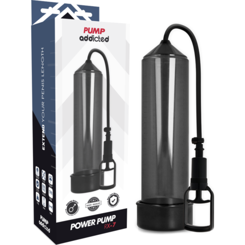 Penisforstørringspumpe PUMP ADDICTED RX7 BLACK
