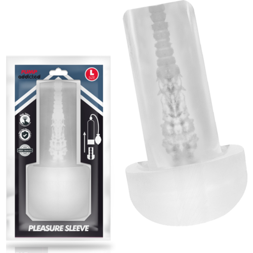 Masturbator PUMP ADDICTED Pleasure Sleeve Størrelse L