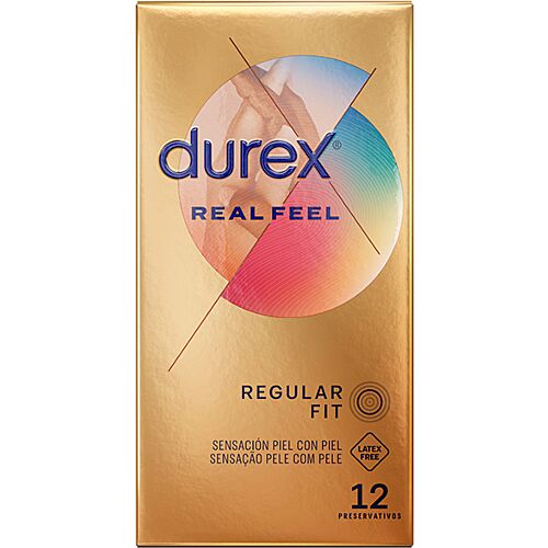 Kondom DUREX REAL FEEL 12 enheter uten latex