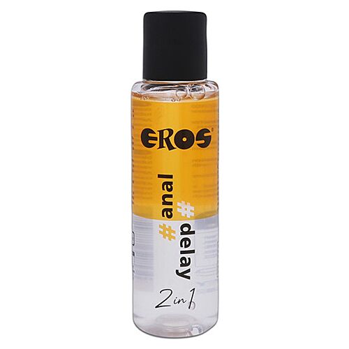 Lubricant EROS LUBE ANAL DELAY 100 ML med bedøvende effekt