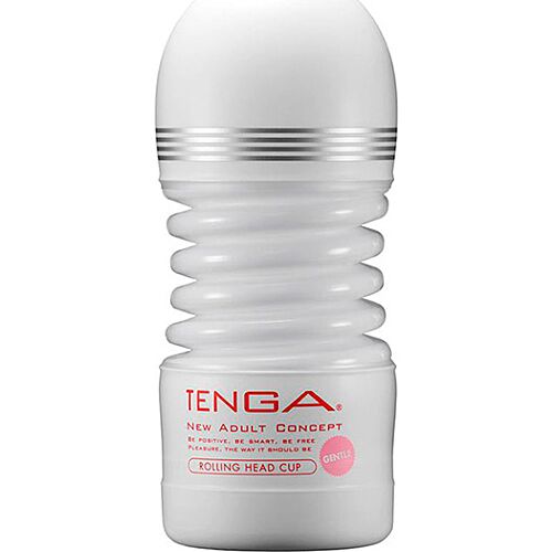 Vibrator Tenga Rolling Head Gentle med myk hode