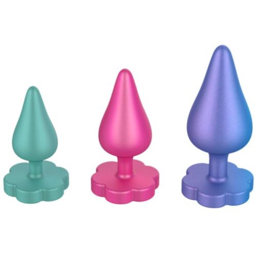 Anal Plugs ROMP LUSTER med blomstformet base
