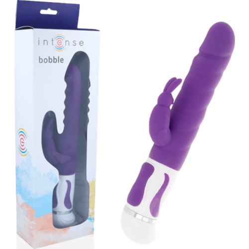 Rabbit vibrato INTENSE HIGH TECH Bobble med rotasjon