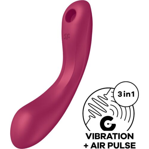 Sugevibrator SATISFYER CURVE TRINITY 1 Luftpulsvibrasjon
