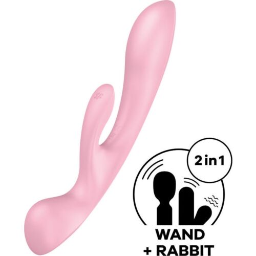 Rabbit vibrator SATISFYER TRIPLE OH med tredobbel stimulering