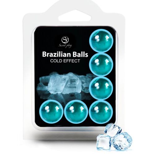 Set med 6 Brasilian Balls SECRETPLAY Kald Effekt