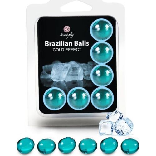 Set med 6 Brasilian Balls SECRETPLAY Kald Effekt