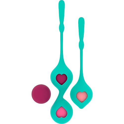 Silicone balls RITHUAL Deva Aqua Green med 10 trinn