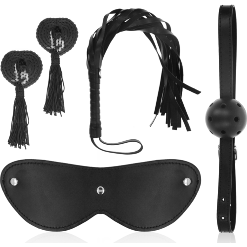 Bondage Sett OHMAMA Set 7 med pisk og maske
