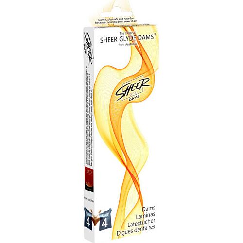 Dams SHEER GLYDE – latexbeskyttelse for oralsex
