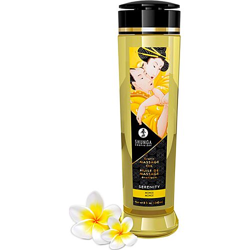 Massasjeolje SHUNGA Serenity 240 ml med Monoi