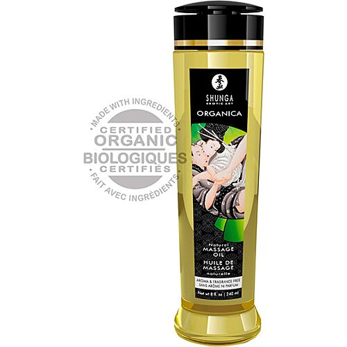 Massasjeolje SHUNGA Natural Organic 240 ml