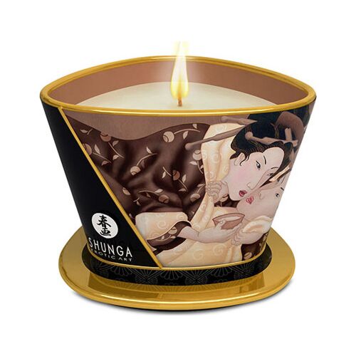 Massasjevoks SHUNGA MINI CARESS sjokolade 170 ml