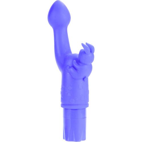 Vibrateur CALEXOTICS KISS SILICONE BUNNY KISS med fleksibel hode