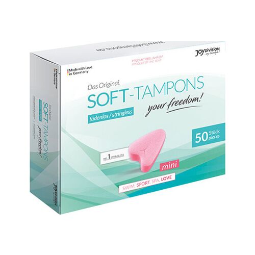 Myk Tamponer JOYDIVISION Mini - 50 enheter