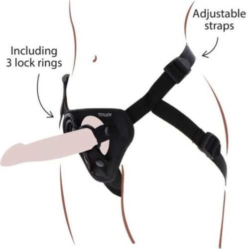 Harness GET REAL Strap-On Harness Black