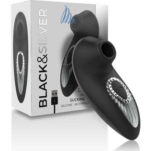 Sugevibrator BLACK&SILVER Drake med 10 sugeprogrammer