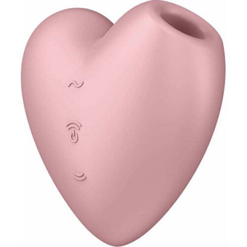 Klitorissuger Satisfyer Cutie Heart med suging og vibrasjon