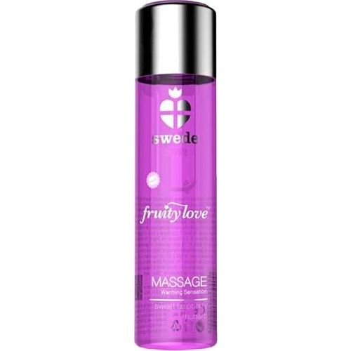 Massasjeolje SWEDE Fruity Love med varmende effekt
