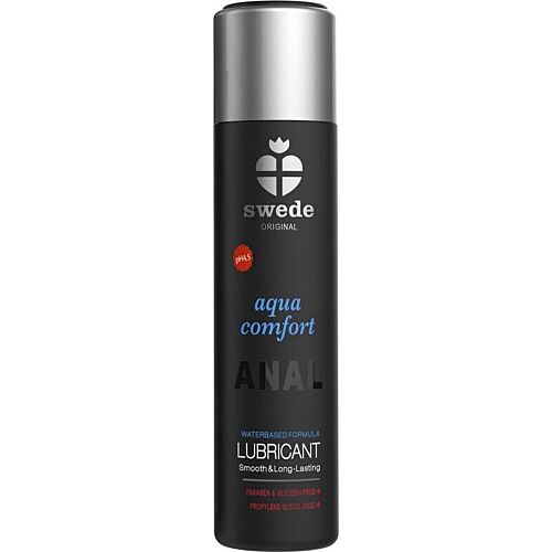 Gleitmiddel SWEDE Aqua Comfort 60 ml med avslappende effekt