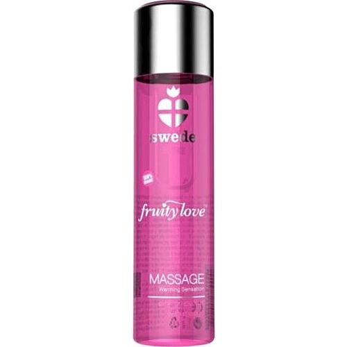 Massasjeolje SWEDE Fruity Love med varmende effekt
