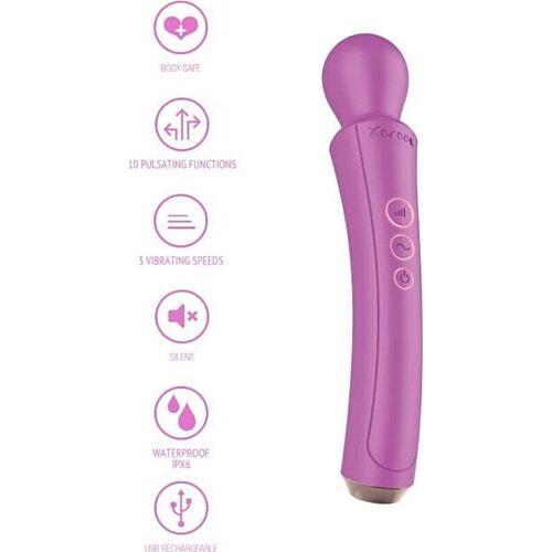 Vibrerende Massasjevibrator XOCOON Curved Wand med fleksibel hode