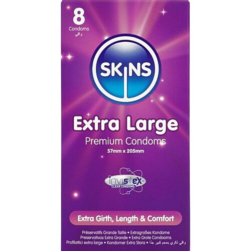 Kondom SKINS Extra Large 8-Pack