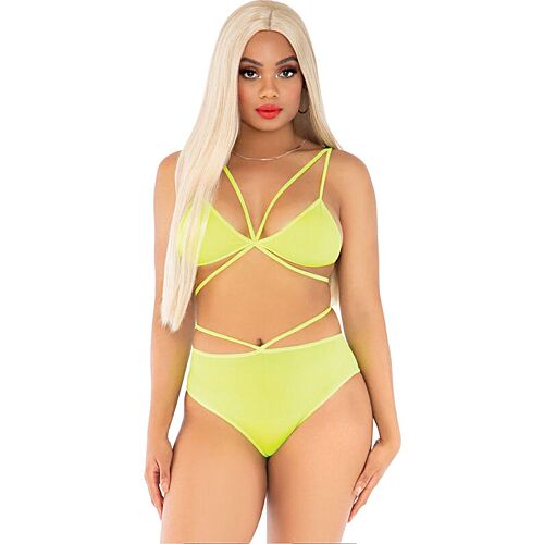 Lingerie Sett Leg Avenue Cage Strappy