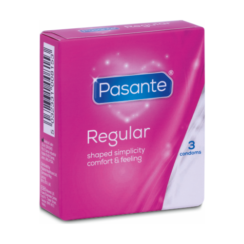 Kondom Pasante Regular Range – 3 enheter