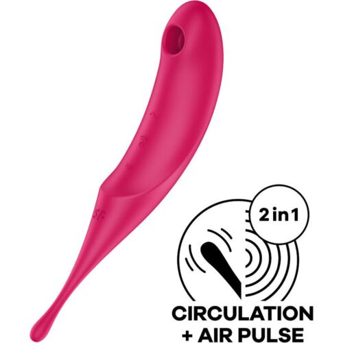 Stimulator Satisfyer Twirling Pro med vibrasjon