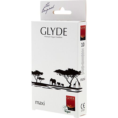 Kondomer Glyde Ultra Max 10 stk med vegansk materiale