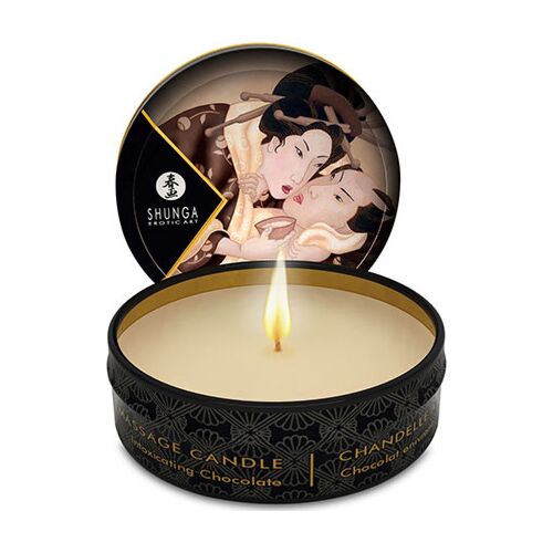 Massasjevoks SHUNGA MINI CARESS Chocolate 30 ml